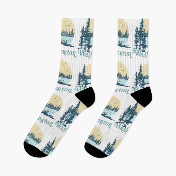 Item preview, Vintage Washington Dock By A Lake In The PNW Woods designed and sold by GreatLakesLocal.