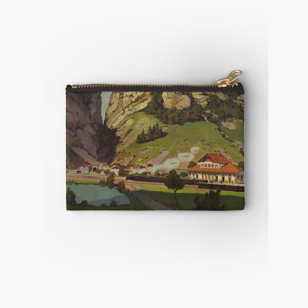 Item preview, Col des Roches retro poster designed and sold by CorasPosters.