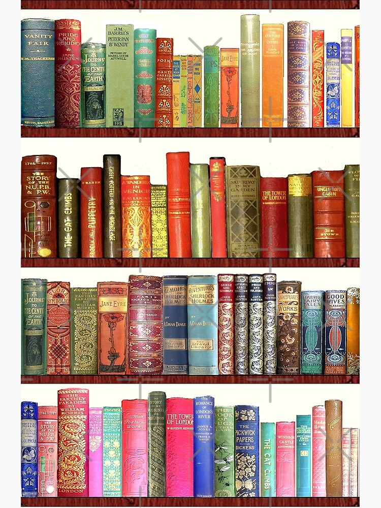Jane Austen Antique Books Poster for Sale by MagentaRose