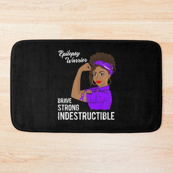 Item preview, Epilepsy Warrior Indestructible Survivor Awareness designed and sold by ZNOVANNA.