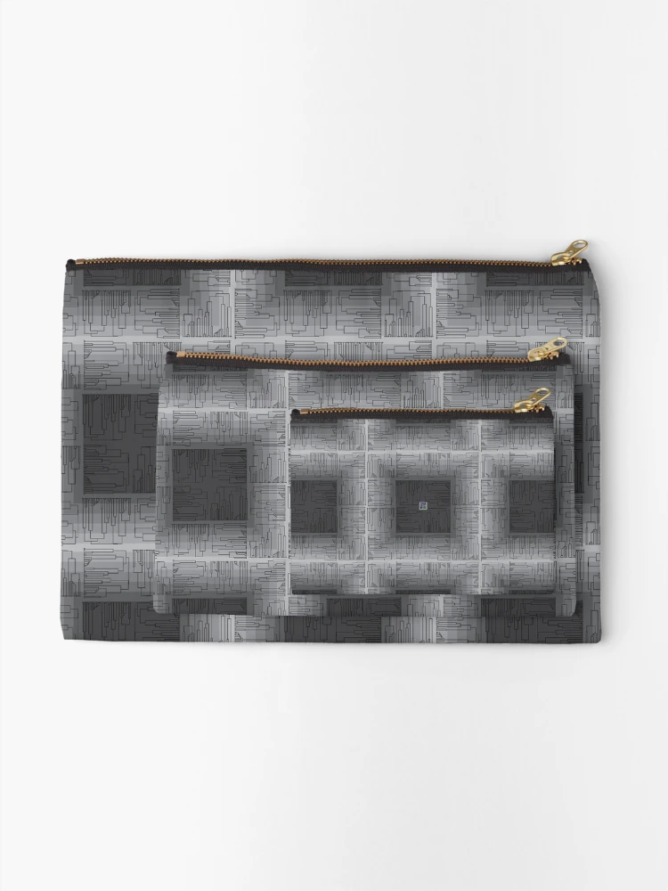 Thumbnail 2 of 4, Zipper Pouch, "Community Structure Algorithm Dendrogram"© designed and sold by Lisa Clark - Thinker Collection STEM Art and MORE.