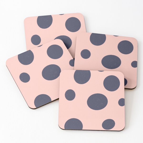 Item preview, Pink blue polka dots  designed and sold by constancelim.