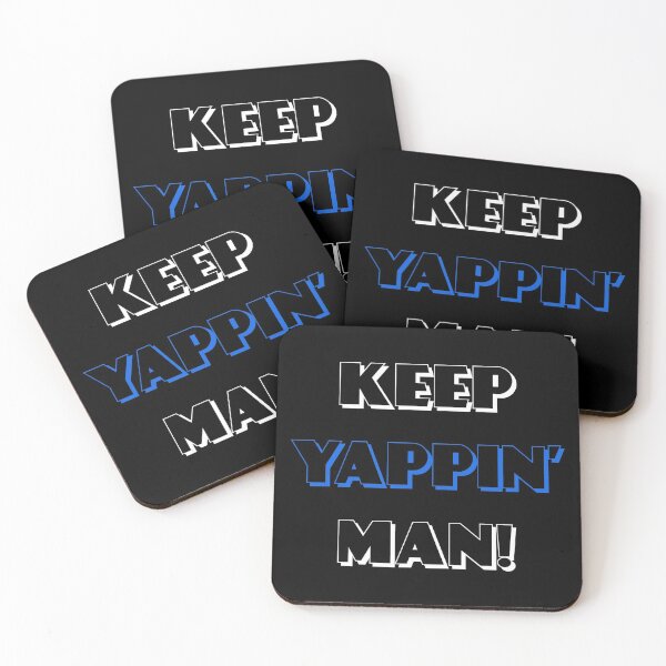 Item preview, Keep Yappin Man Joe Biden presidential debate Quote designed and sold by CreatedbyJR.