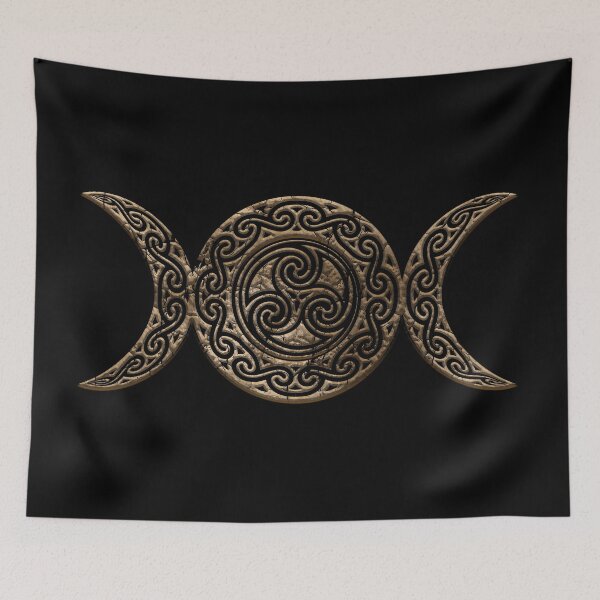 Item preview, Triple moon - Triple Goddess - Triskelion  designed and sold by k9printart.