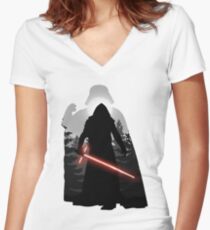 The Sins Of Our Fathers Women's Fitted V-Neck T-Shirt