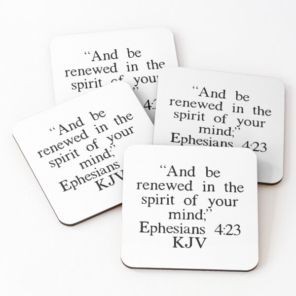 Item preview, Ephesians 4:23 KJV designed and sold by IBMClothing.