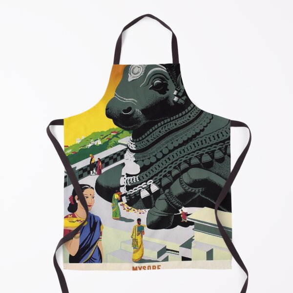Item preview, Mysore See India retro poster designed and sold by CorasPosters.