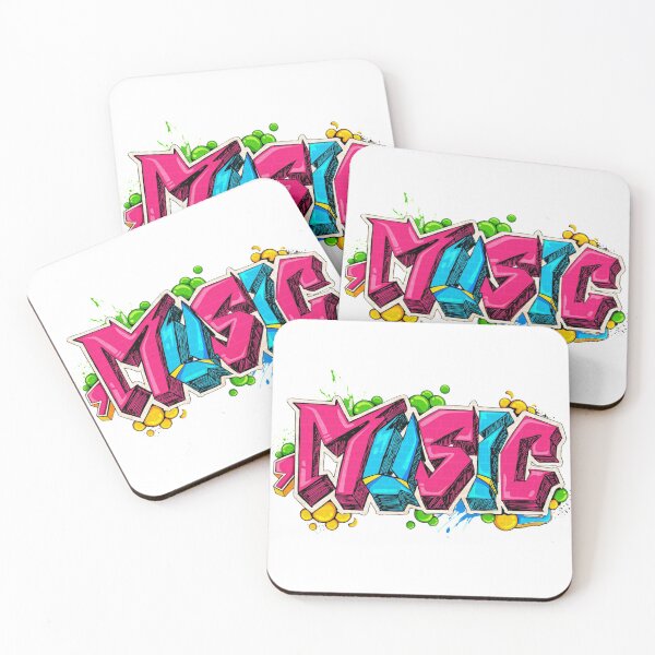 Item preview, Multicolor Music abstract word design designed and sold by Sovik Goswami.