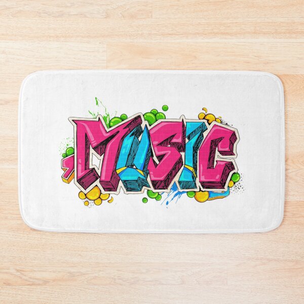 Item preview, Multicolor Music abstract word design designed and sold by Sovik Goswami.