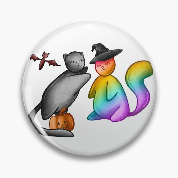 Artikelvorschau, Bubble Cat und Witch Cat entworfen und verkauft von MoCraftsCo.