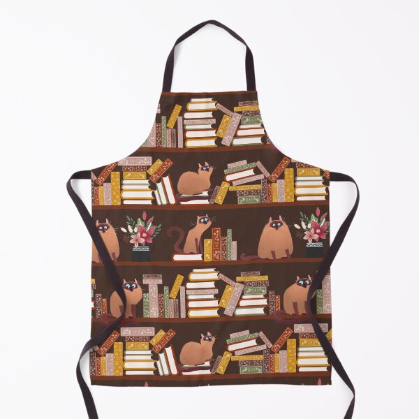 Item preview, Library Cats on Bookshelves designed and sold by space-kitten.