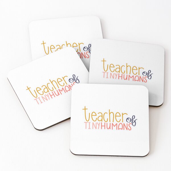 Item preview, Teacher of tiny humans print designed and sold by Jenna Heath.