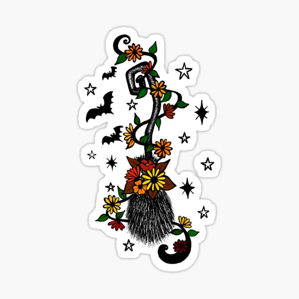 Item preview, Autumn Broomstick designed and sold by Shinycraft.