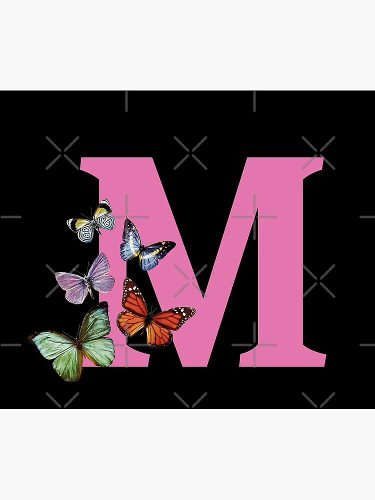 Letter M Flowers & Butterflies Pink Retractable Badge Reel, 1 - Dillons  Food Stores