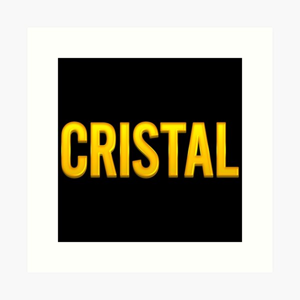Aperçu de l'œuvre Cristal Name créée et vendue par xesed.