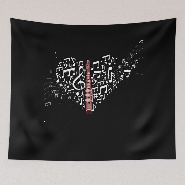 Item preview, Cute Flutist Love Flute  designed and sold by bestshirtdesign.