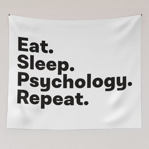 Item preview, Eat Sleep Psychology Repeat designed and sold by teesaurus.