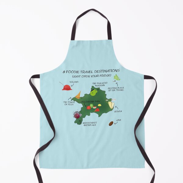 Item preview, A travel map for foodies designed and sold by shackledlettuce.