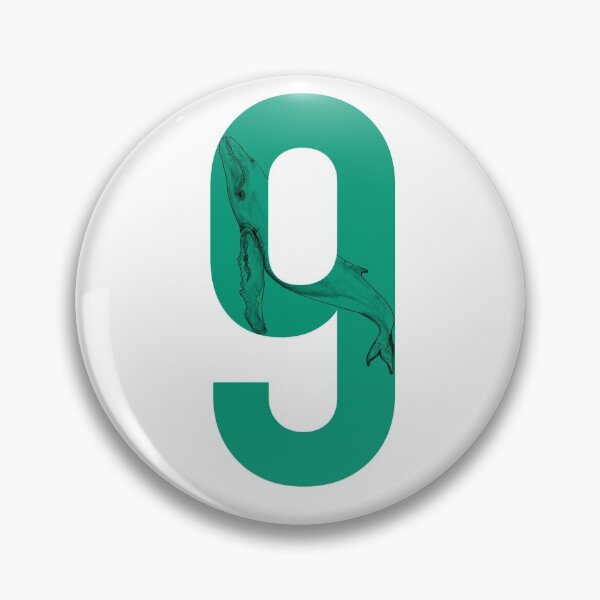 Item preview, Type 9 Whale Enneagram Green designed and sold by Zeitgeist-.
