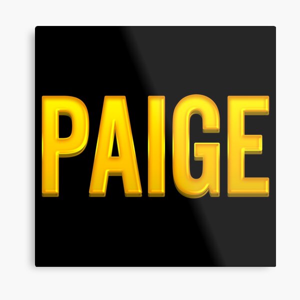 Paige Name Posters for Sale | Redbubble