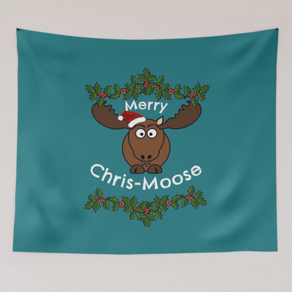 Item preview, Merry Chris-Moose! Christmas Moose designed and sold by LeftFieldFunny.