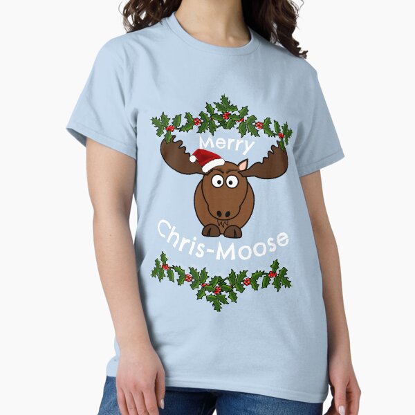 Item preview, Merry Chris-Moose! Christmas Moose designed and sold by LeftFieldFunny.