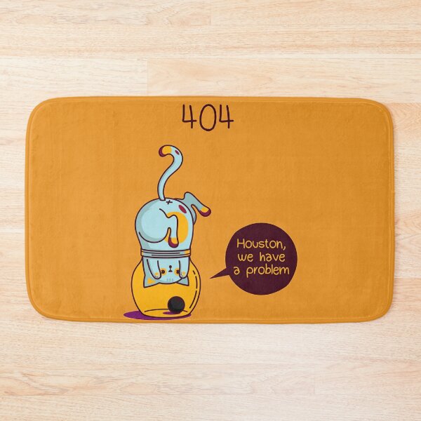 Item preview, Funky Error 404 funny cute cat design designed and sold by Sovik Goswami.
