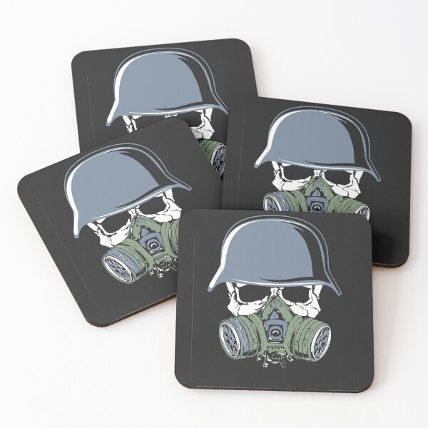 Item preview, skull helmet respirator army  designed and sold by ayoubbht.