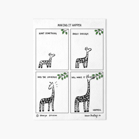 Making it happen Art Board Print