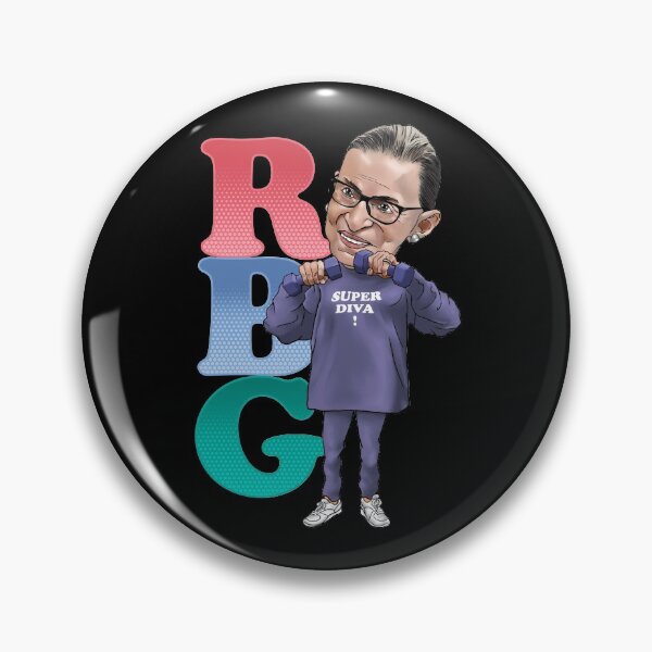 Item preview, RBG Ruth Bader Ginsburg Workout Caricature designed and sold by Andantino.