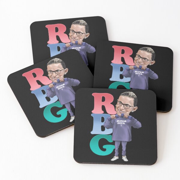 Item preview, RBG Ruth Bader Ginsburg Workout Caricature designed and sold by Andantino.