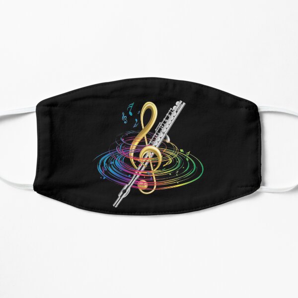 Flutist Vintage Flute Flat Mask