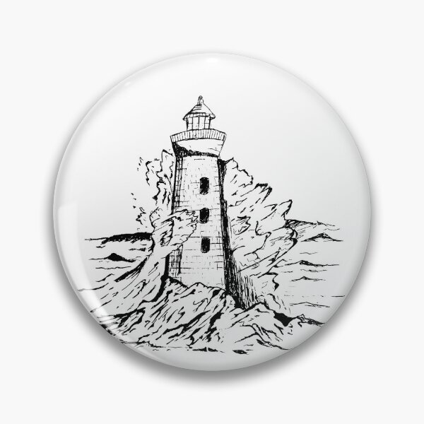 Item preview, lighthouse sketch designed and sold by artjojo.