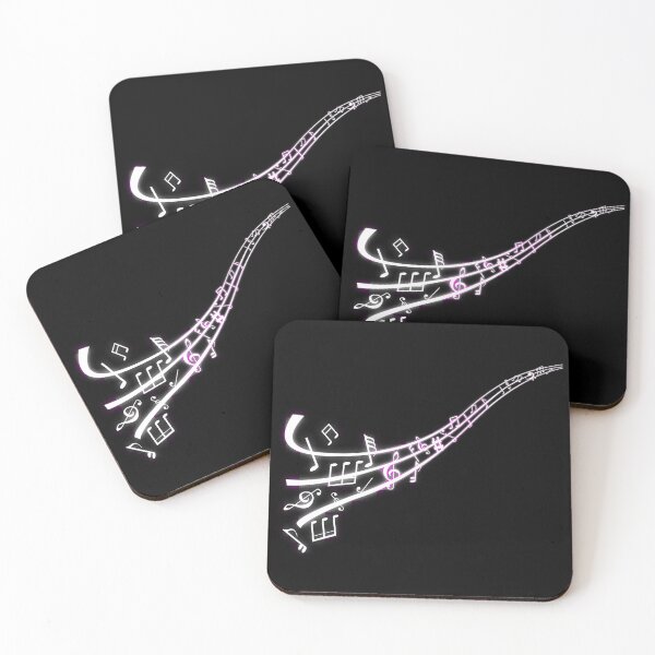 Item preview, Glowing Music Note Wave Purple designed and sold by Roy Store.