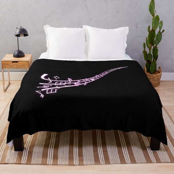 Item preview, Glowing Music Note Wave Purple designed and sold by Roy Store.
