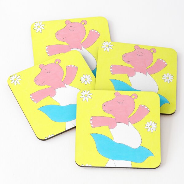 Item preview, Hippo ballerina designed and sold by bluerabbitart.