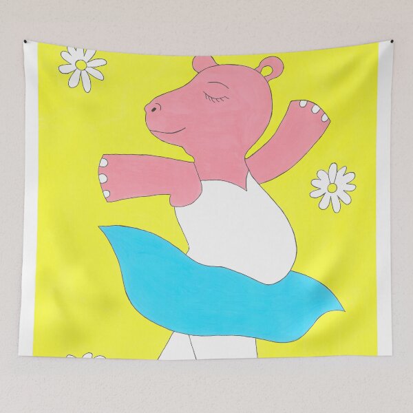 Item preview, Hippo ballerina designed and sold by bluerabbitart.