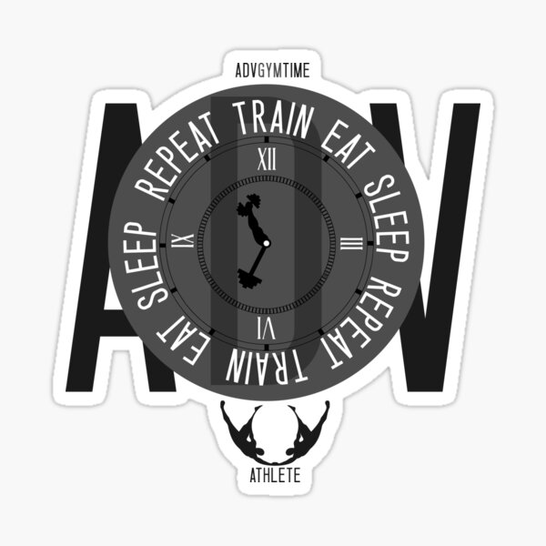 Train Eat Sleep Repeat Sticker
