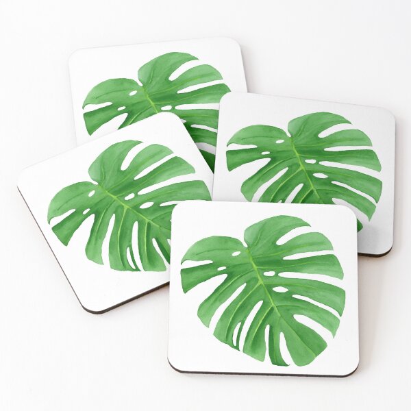 Artikelvorschau, Aquarell Monstera Blatt entworfen und verkauft von EtherealSkyShop.