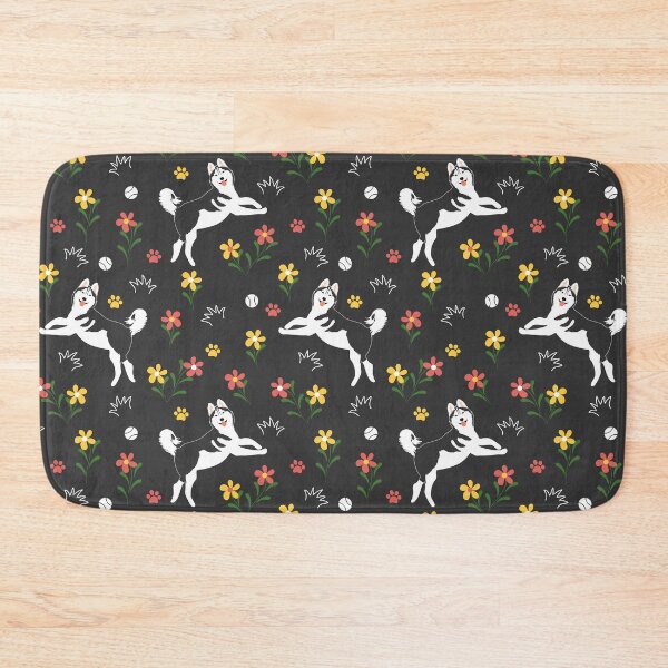 Item preview, Siberian Husky Playing with Balls - Black designed and sold by Lulupainting.