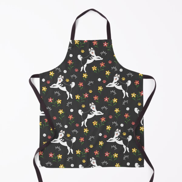 Item preview, Husky siberiano jugando con pelotas - Negro designed and sold by Lulupainting.