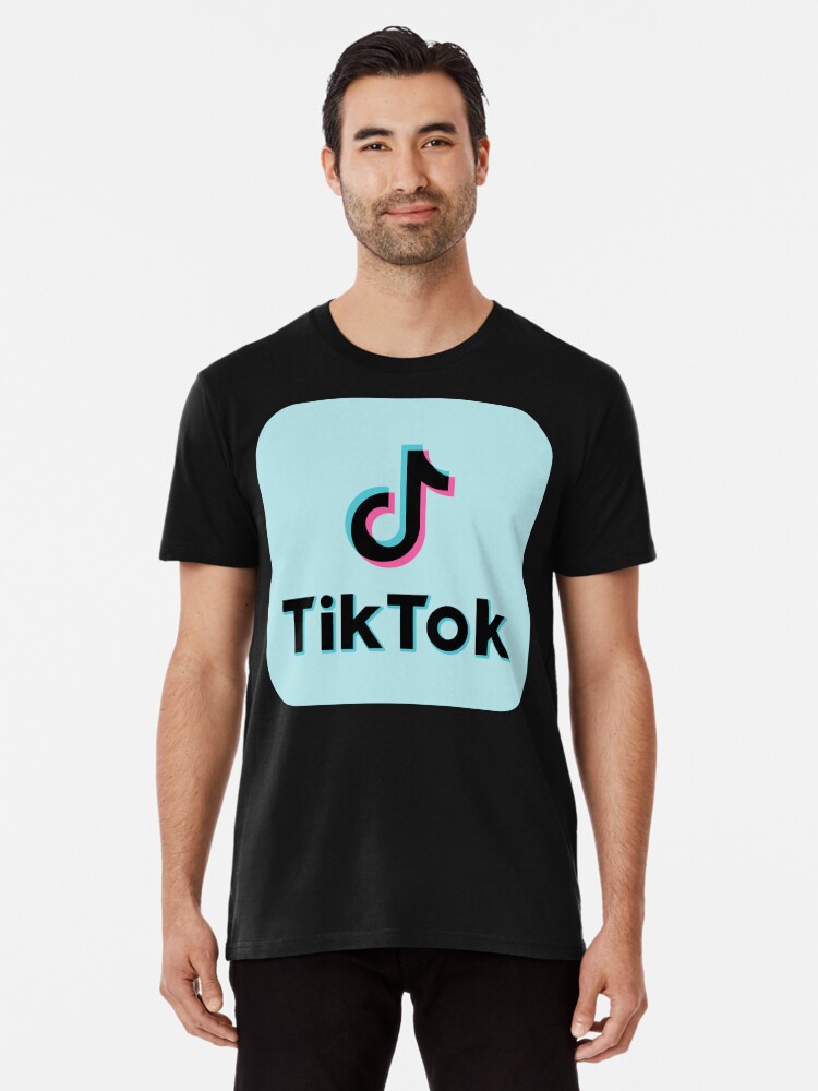 T Shirt Vacances D Anniversaire Avec Logo Tiktok Bleu Pastel Par Mesacute Redbubble