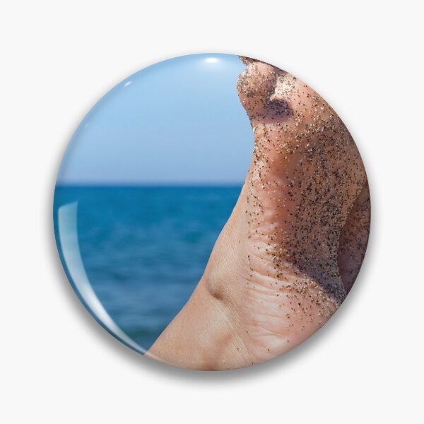 Item preview, sandy crazy woman toes  on the beach designed and sold by Flavio Vieri.