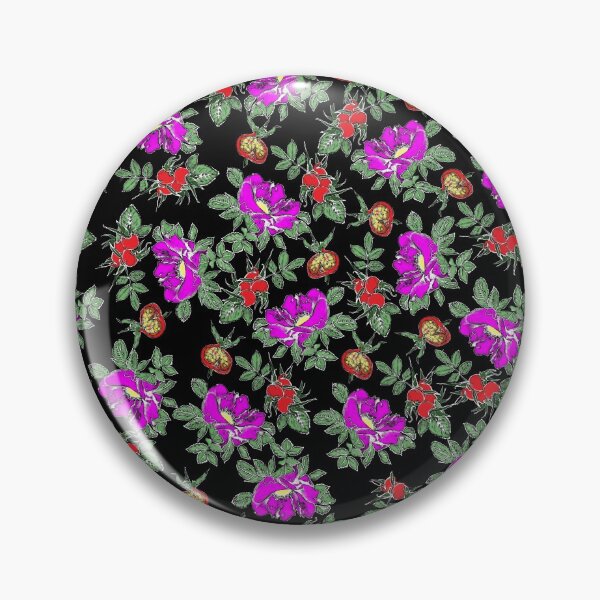 Item preview, Rosehips and wild rose fruit - black designed and sold by Caroline Bochud.