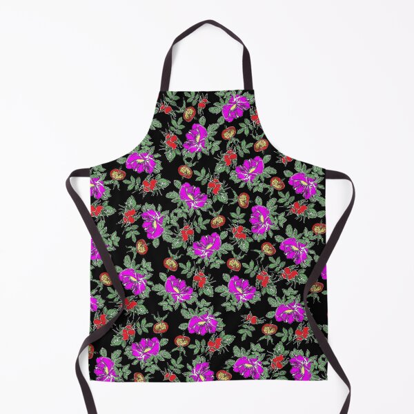 Item preview, Rosehips and wild rose fruit - black designed and sold by Caroline Bochud.