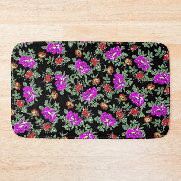 Item preview, Rosehips and wild rose fruit - black designed and sold by Caroline Bochud.