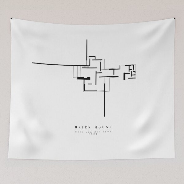 Item preview, Brick House - Mies van der Rohe - Concept designed and sold by JustinErnesto.