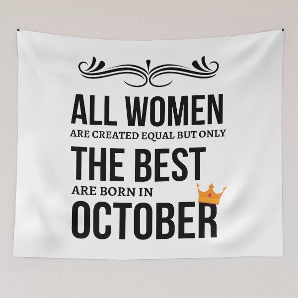 Item preview, Birthday Woman october woman designed and sold by OneTimeEngineer.