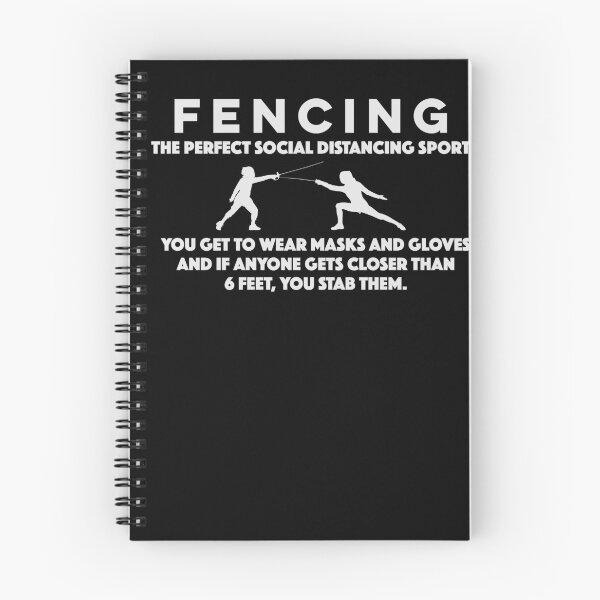 Item preview, Fencing Shirt - Perfect Social Distancing Sport Funny Pun  designed and sold by Zeelicious Designs.