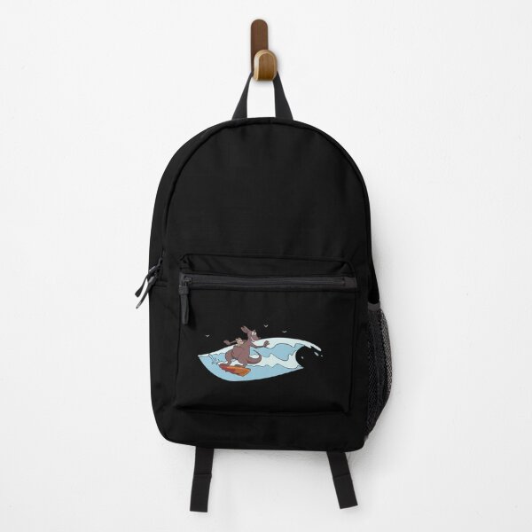 Item preview, Kangaroo surfer with child on wave designed and sold by Monkey Ful.